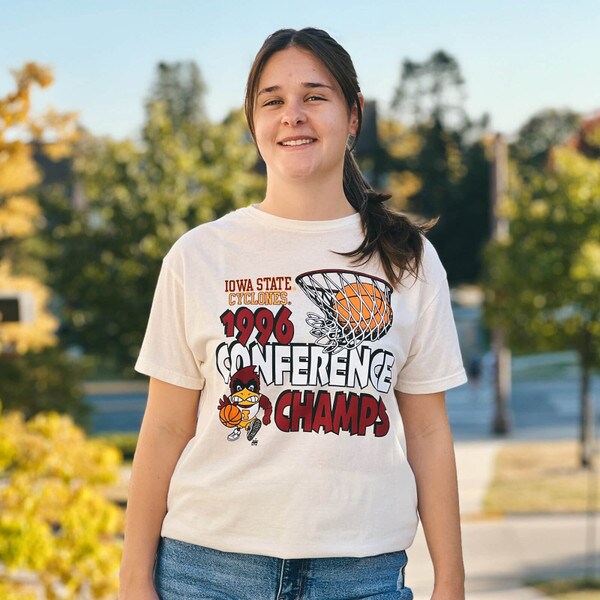 Retro Brand Basketball Cy 1996 Conference Ivory T-Shirt